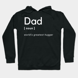 Dad world's greatest hugger definition dictionary Hoodie